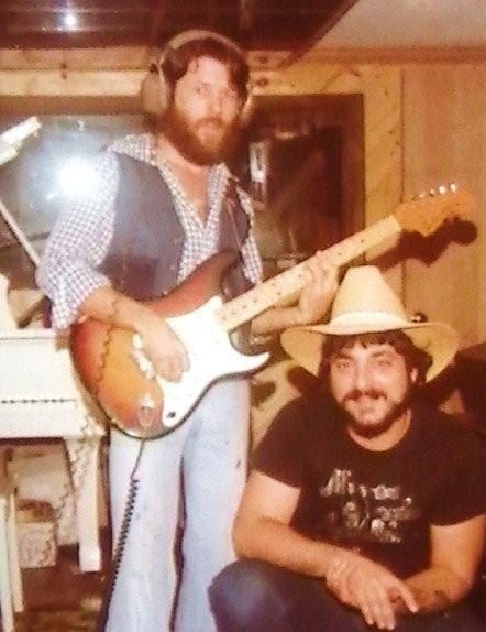 Joe Seddon in the studio with Frank Appice