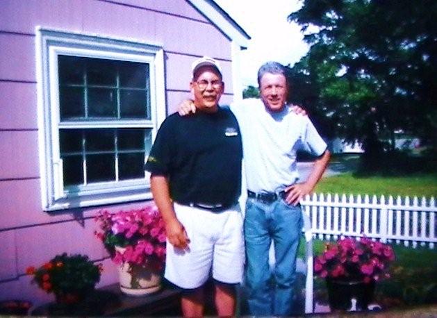 Joe Seddon with Bill Holmstrum, former head of the Reptile House at the Bronx Zoo, 2000