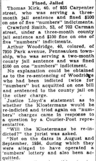 Camden Courier-Post, January 22, 1935, page 6