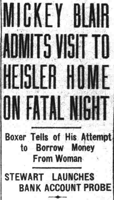 Crawford Smith murder trial, September 14, 1934, page 1