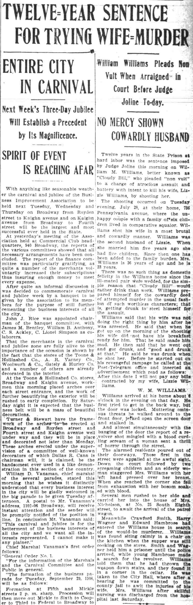 Camden Post-Telegram, September 22, 1908 — Crawford Smith