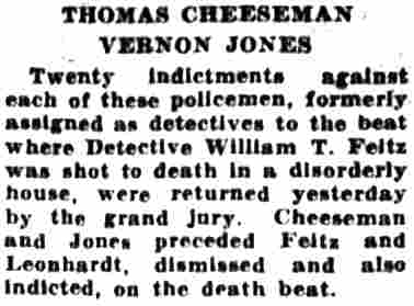 Left: Thomas Cheeseman; Right: Vernon Jones — Camden Evening Courier, September 3, 1934