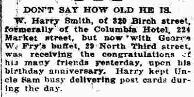 Camden Daily Courier, September 9, 1910 — Don't Say How Old He Is