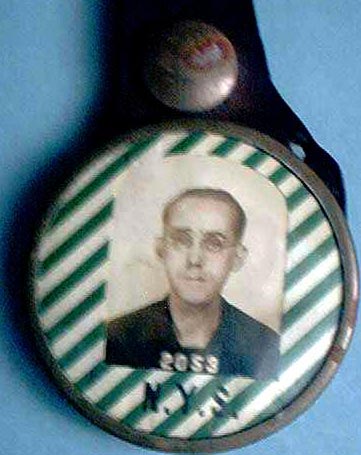 William J. Smith's New York Shipbuilding Corporation employee badge