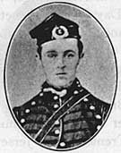 Portrait of Leonard Laurence Roray in Civil War uniform