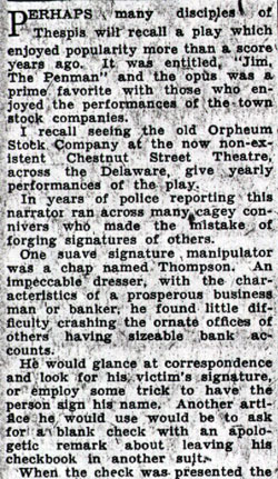 Dan McConnell's Scrapbook, January 11, 1938 — part 1
