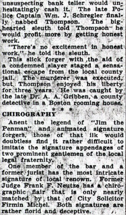 Dan McConnell's Scrapbook, January 11, 1938 — part 2