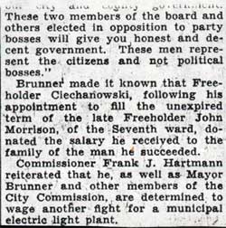 Mayor Says Harris Would Aid County, Dan McConnell column, part 4