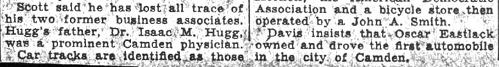 Dan McConnell column on Oscar Eastlack — Camden Courier-Post, January 29, 1938 (part 3)