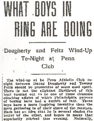 Philadelphia Inquirer, April 9, 1902 — What Boys in Ring Are Doing