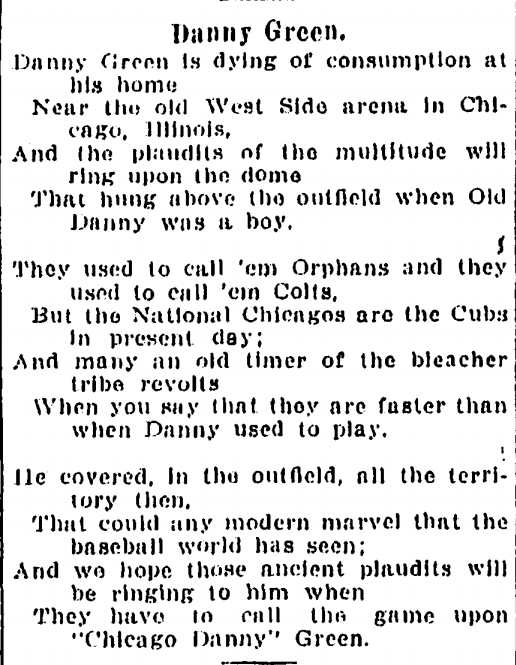 Omaha World Herald, August 11, 1912, by Miles Greenleaf