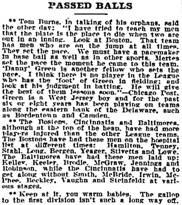 Philadelphia Inquirer, September 3, 1898