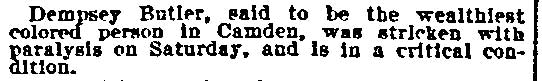 Philadelphia Inquirer January 16, 1900