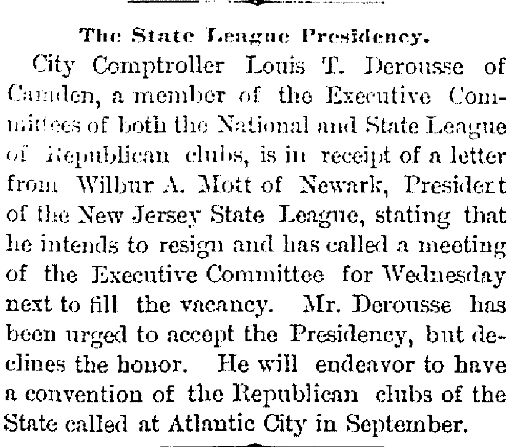 Philadelphia Inquirer, August 6, 1891