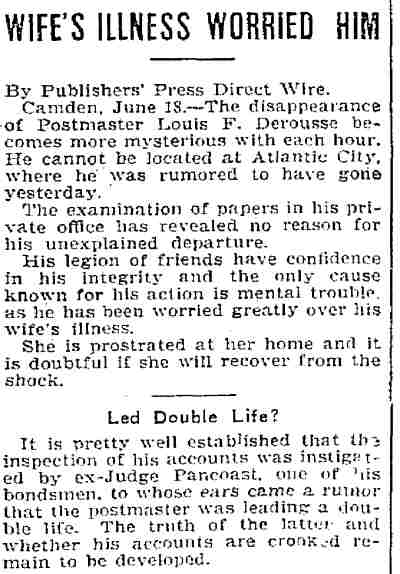 Trenton Evening Times, June 18, 1903 — additional clipping
