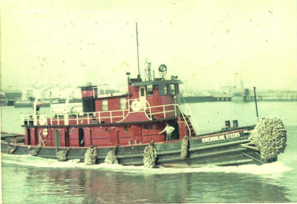 Gwendoline Steers tugboat, built 1888 by Dialogue as Steam Tug Douglas H. Thomas