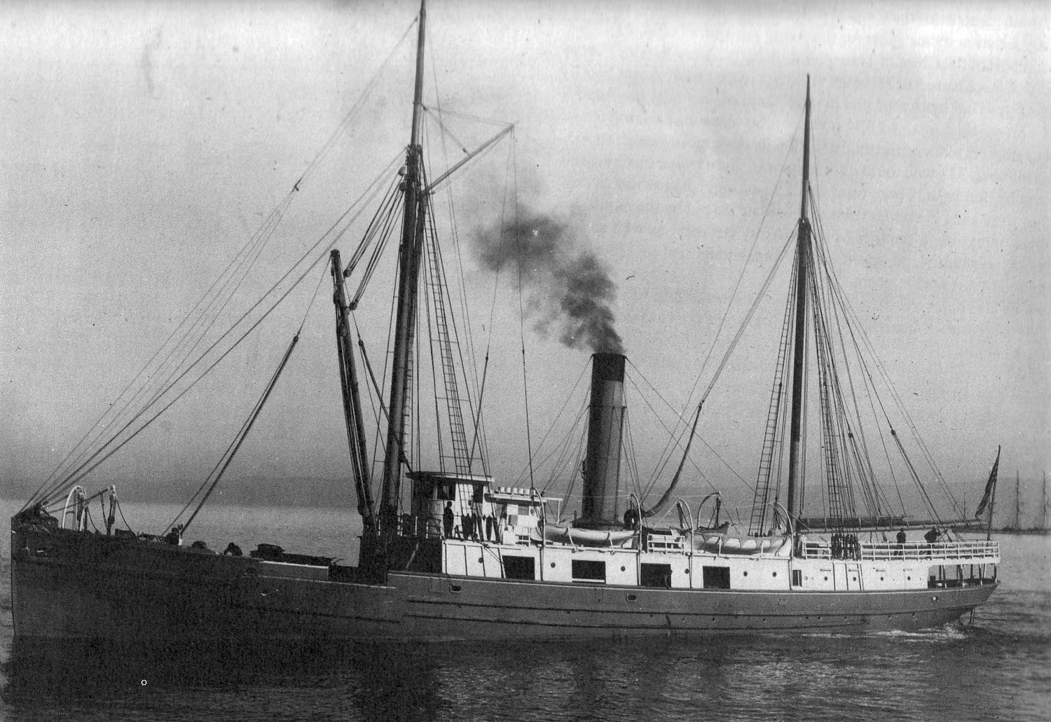 USLHS Madrono, photographed in 1891 on the West Coast