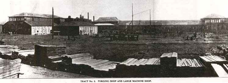 Tract No. 1 — Forging Shop and Large Machine Shop at the Dialogue Shipyard