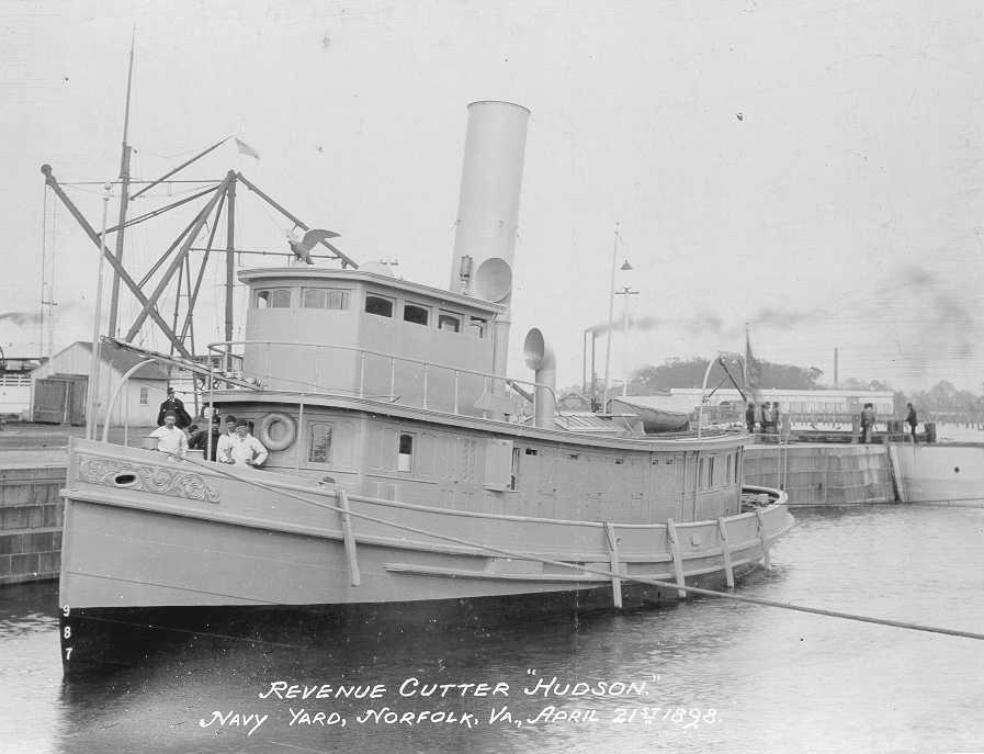 USRC Hudson, April 21, 1898, during Spanish-American War operations at Cardenas