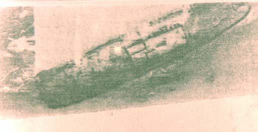 Sonar imagery of the Mars wreck