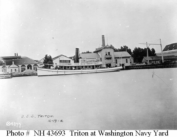 USS Triton YT-10, originally Steam Tug Douglas H. Thomas, built at Camden 1888