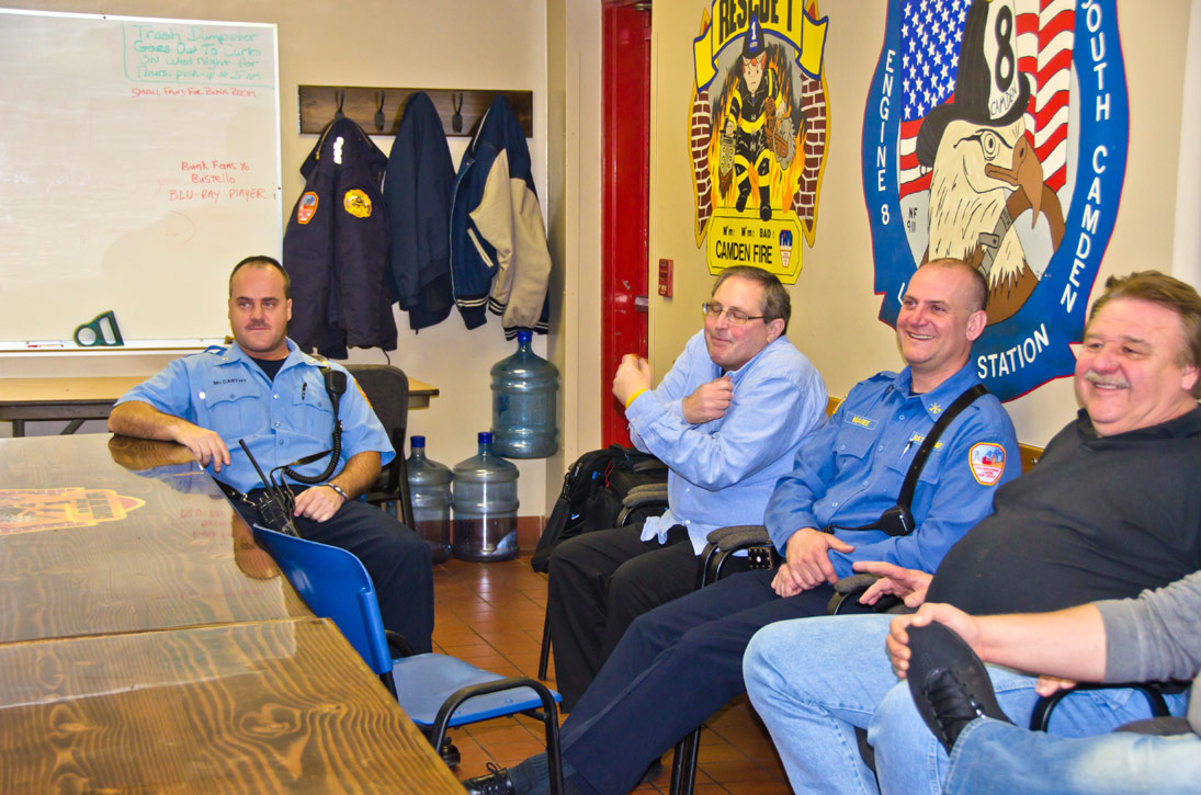 Michael McCarthy, Duane Goobic, Andrew Magee, and Paul Matyjasik, Camden Fire Department, February 14, 2012