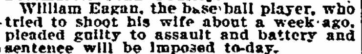 Philadelphia Inquirer, October 13, 1898 — Bill Eagan