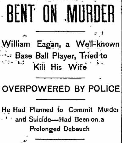 Philadelphia Inquirer, October 4, 1898 — Bill Eagan, William Schregler