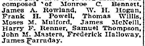 Philadelphia Inquirer, January 21, 1897 — Melson Acquitted of Lee's Murder, page six
