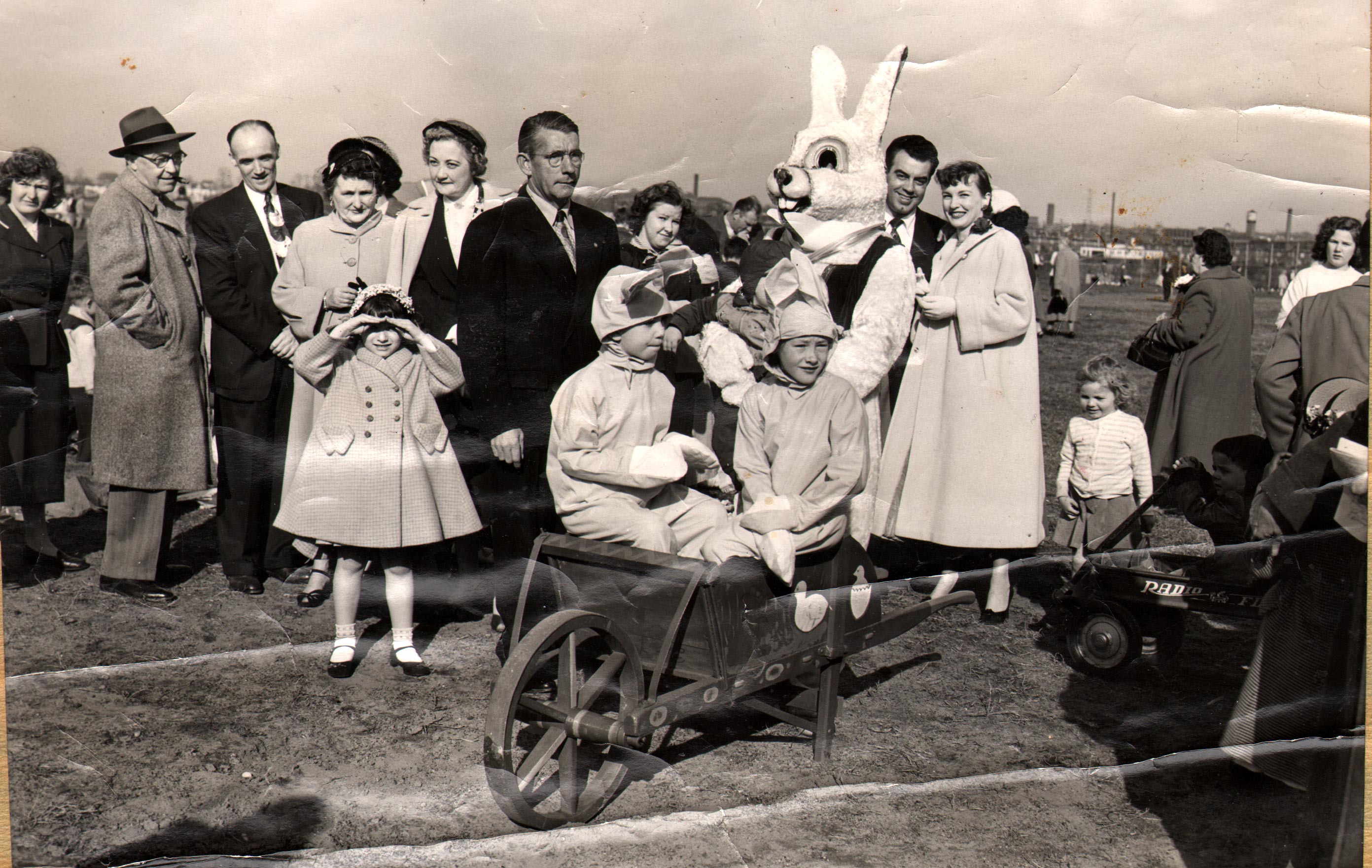 Easter at the 10th Street Ballfield, 1950s