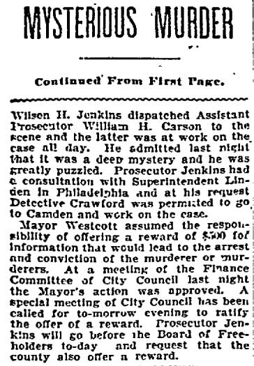Philadelphia Inquirer, October 13, 1897, Eli Shaw trial, page 3