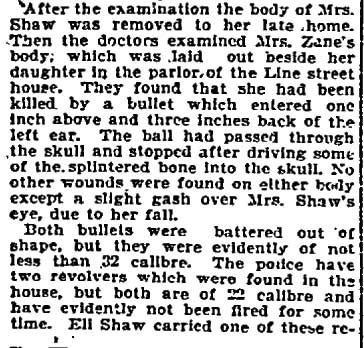 Philadelphia Inquirer, October 13, 1897, Eli Shaw trial, page 7