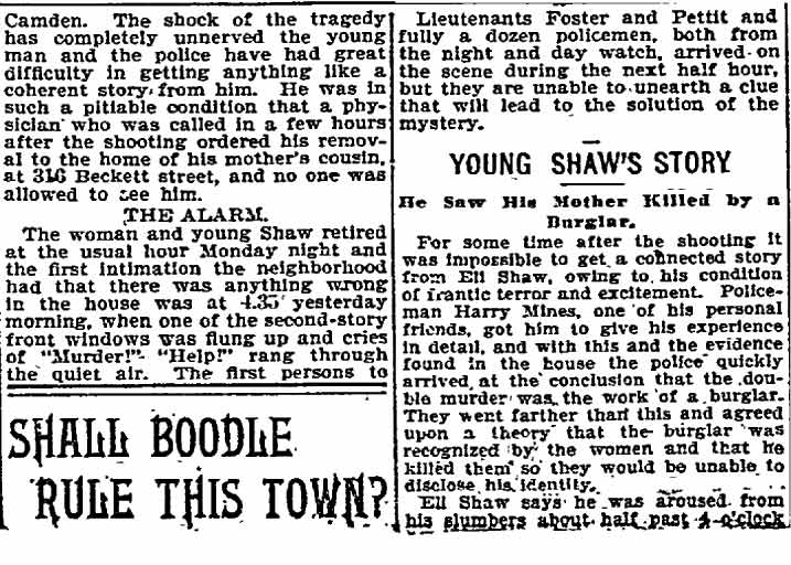 Philadelphia Inquirer, October 13, 1897, Eli Shaw trial, page 2