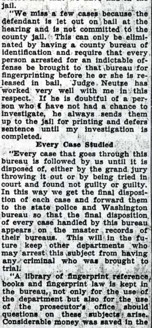 Fingerprints article continued