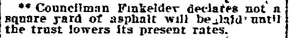 Philadelphia Inquirer — October 11, 1906 — Frederick Finkeldey