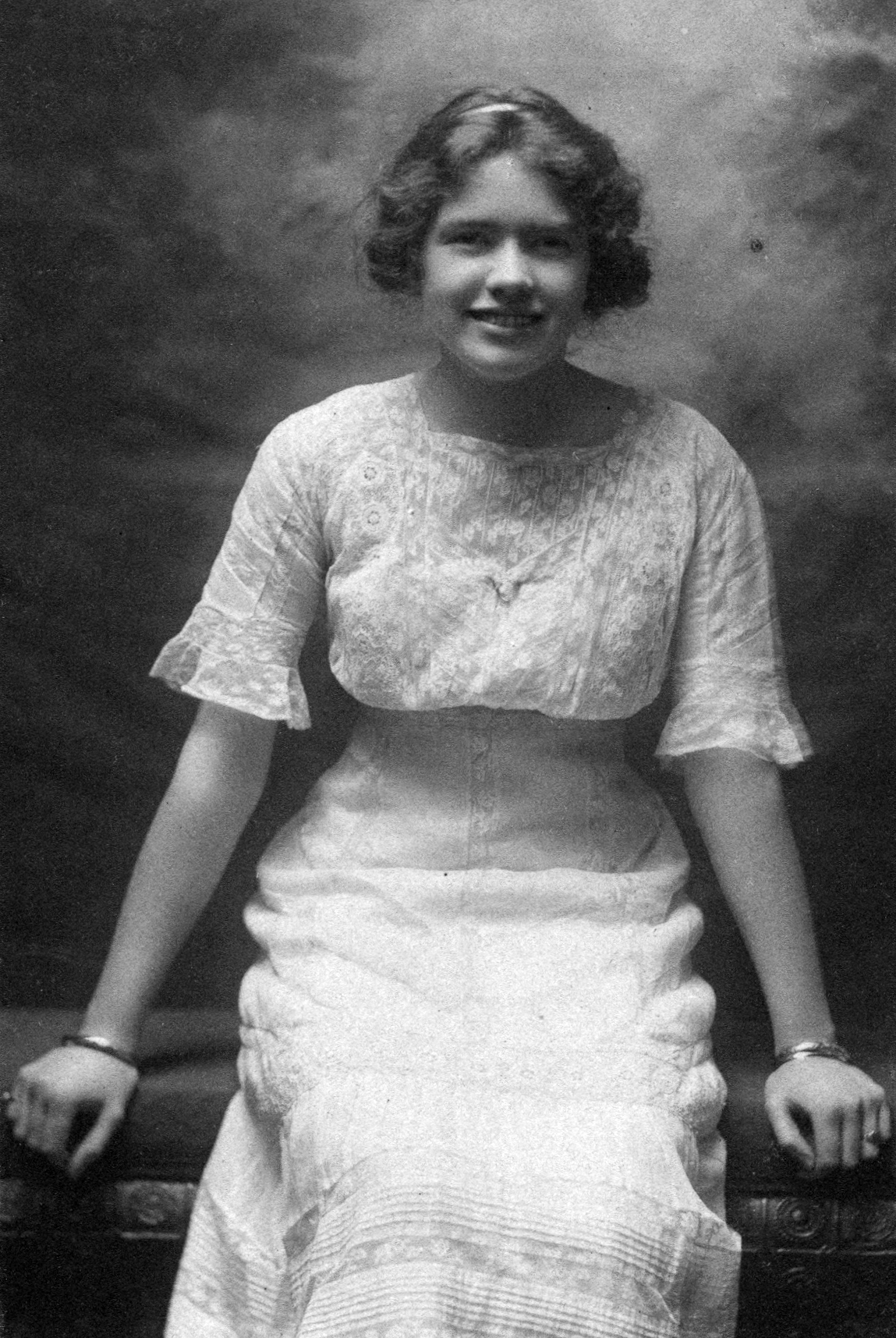 Miriam Nulty at Camden Manual Training and High School Commencement Day, 1912