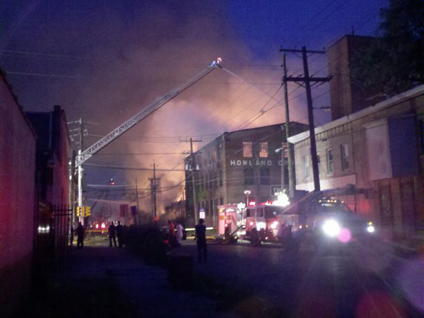 The Howland Croft building before the fire