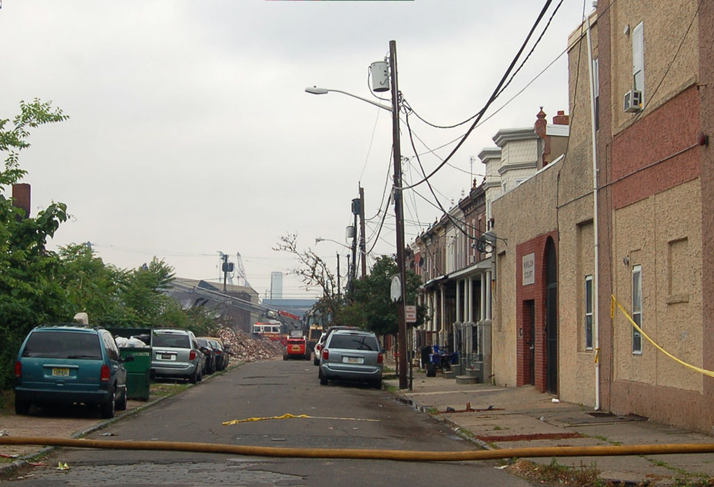 Looking west from Broadway along Winslow Street — June 11, 2011