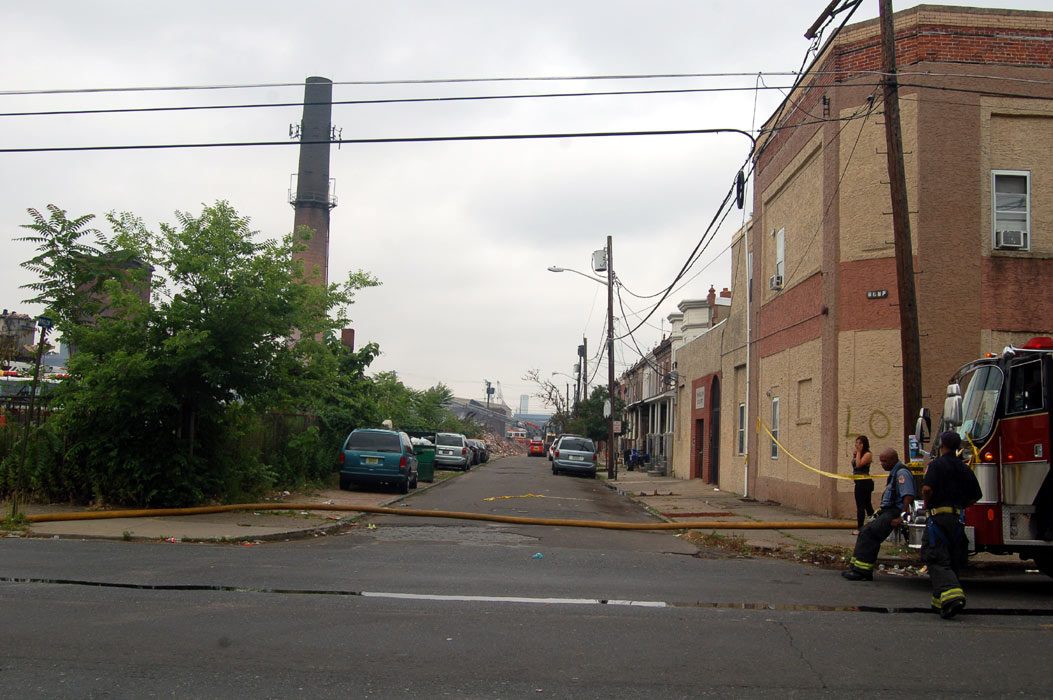 Looking west from Broadway along Winslow Street — June 11, 2011