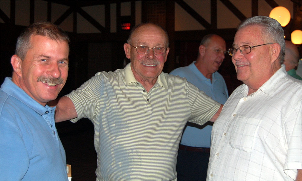 Dave Yates, Dean Hillman, Jim Hillman; Lee Ryan in background