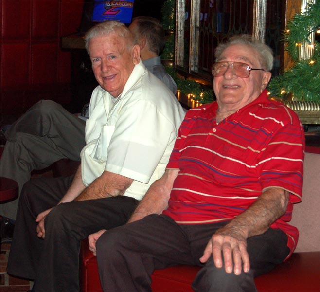 Unknown Camden Fire Department retiree and John DiMaggio, Camden Firefighters Reunion 2010