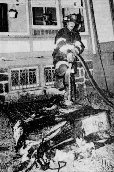Park Boulevard house fire, Camden, June 26, 1986