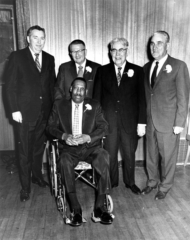 1970 retirement dinner, Camden Fire Department