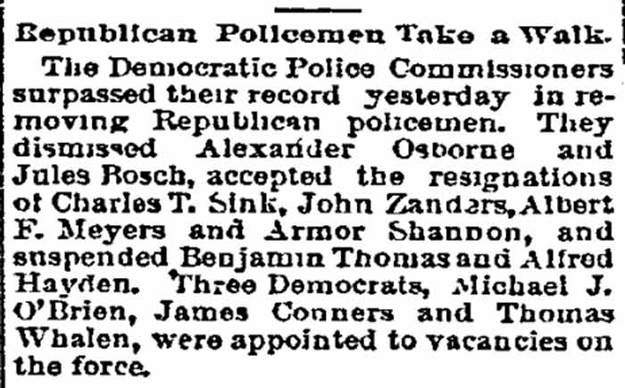Philadelphia Inquirer article, May 19, 1893