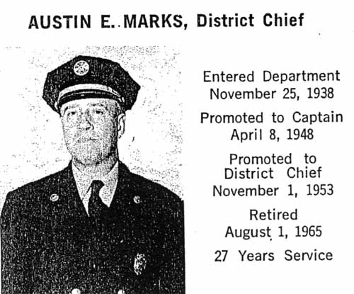 Camden Fire Department First Annual Retirement Dinner, May 3, 1966