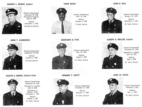 Camden Fire Department First Annual Retirement Dinner, May 3, 1966