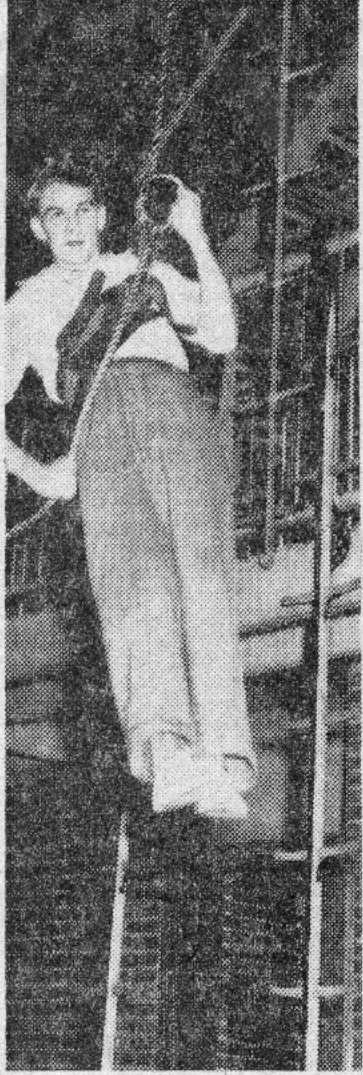 Camden Courier-Post, July 1, 1941 — Volunteer firemen training