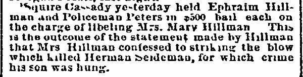 Philadelphia Inquirer, February 18, 1890 (PDF)