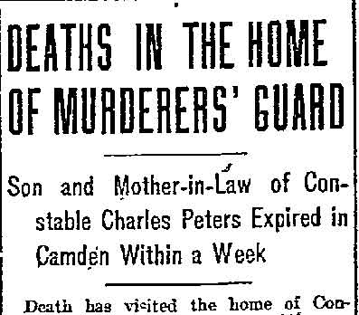 Deaths in the Home of Murderers’ Guard - Philadelphia Inquirer, October 6, 1907