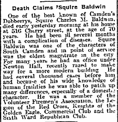 Philadelphia Inquirer, March 13, 1913